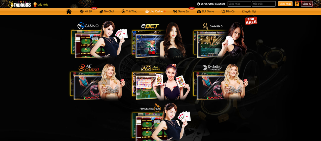 Trọn vẹn cảm giác sòng bạc tại nhà với Typhu Live Casino