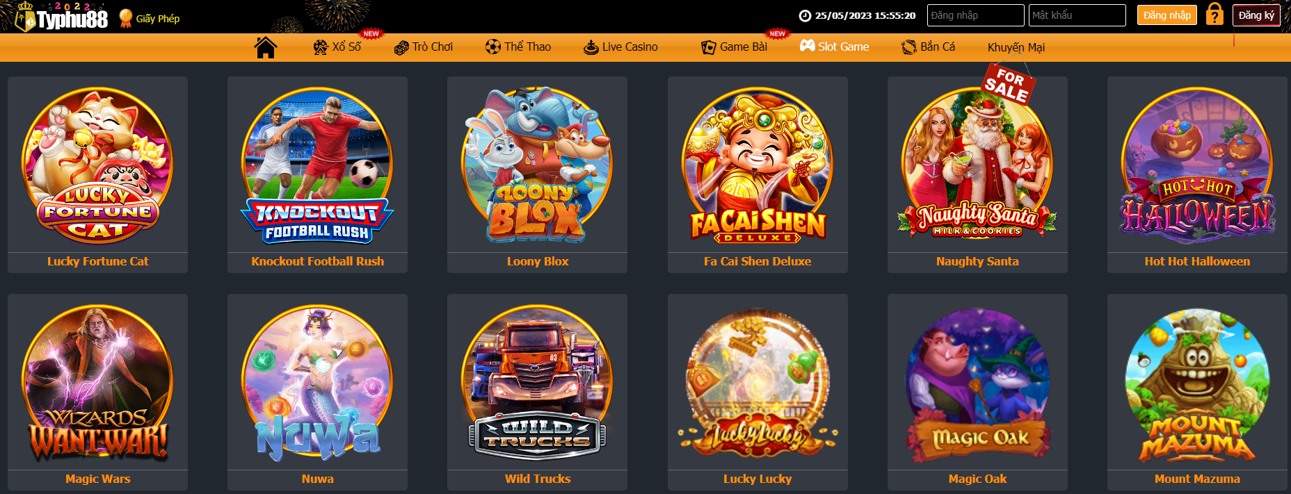 Tận hưởng niềm đam mê không giới hạn với Typhu Slots: Trải nghiệm hàng ngàn trò chơi máy đánh bạc đỉnh cao